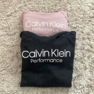 set of two calvin klein sweatshirts